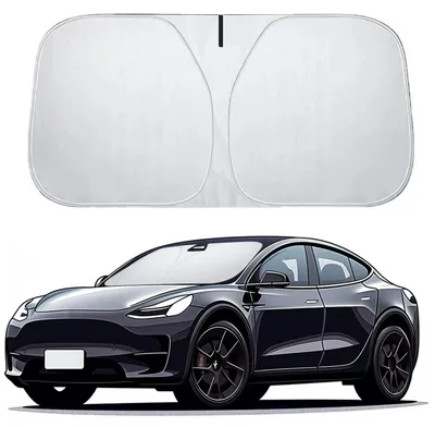 Produktbild von Sonnenschutz Windschutzscheibe Auto faltbar UV-Schutz Hitzeschutz reflektierend M 70x140cm
