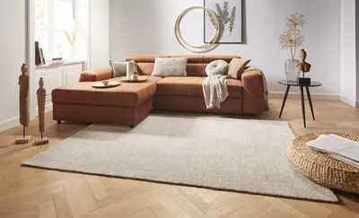 Teppich Supersoft, beige, 120x170 cm, Polyester, modern, weich