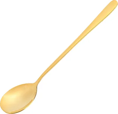 Produktbild von Goldsuppenlöffel Polierprozess Rost Prävention Messing Tisch mit langem Griff für Restaurants Partys
