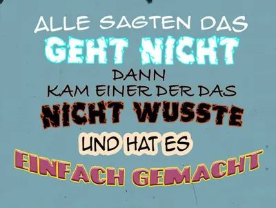 Produktbild von vianmo Holzschild 30x40 cm alle sagten das geht nicht dann