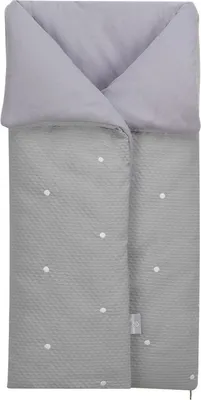 Obrázok produktu pre Don Algodon zavinovačka Zoe Junior 75 x 65 cm bavlna sivá