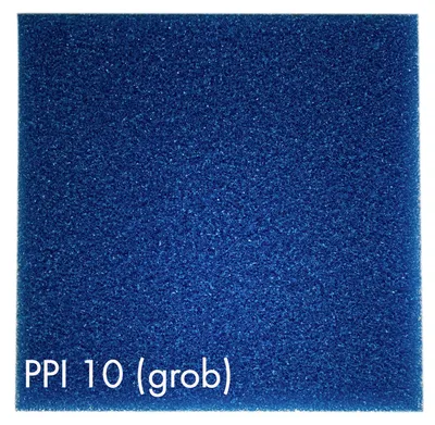 Produktbild von Pondlife Teich - Filterschaum / Filtermatte blau 50 x 50 x 3 cm grob PPI10