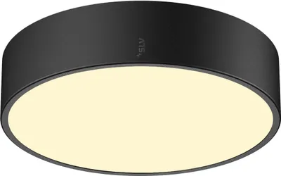 Produktbild von SLV 1007286 MEDO PRO 30, LED Wand-Deckenaufbauleuchte rund 3000/4000K, 10W, DALI, Touch, 110°, schwarz