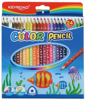 Immagine prodotto di Pastelli Keyroad triangolari 24 pezzi