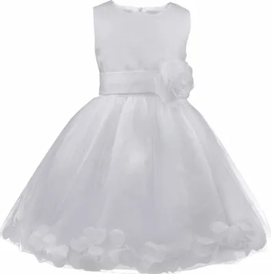 Produktbild von Mädchen Kleid Prinzessin 134-140 Cm Blumen-Mädchen Kleid Abendkleid Hochzeit Festkleid Partykleid