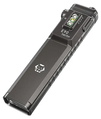 Produktbild von RovyVon Aurora E90 EDC dual-power 3500 Lumen LED Taschenlampe mit Seitenlicht - gunmetal