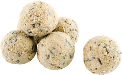 Produktbild von CJ Wildlife Meisenknödel ohne Netz - 50 Stück Karton - Fettfutter für Wildvögel - eiweißreich, allwetter-tauglich, doppelt energiereich