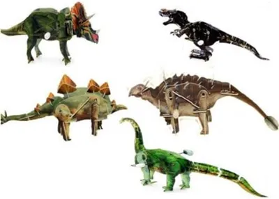 Produktbild von Dino 3D Puzzle mit Aufziehmotor