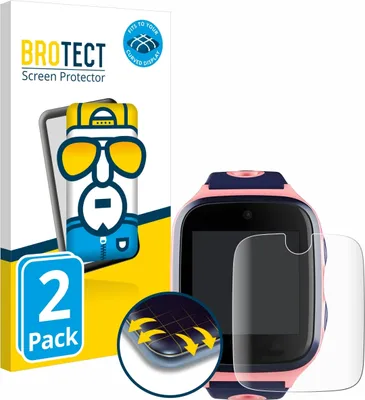 Produktbild von 2x BROTECT Fullscreen Schutzfolie für Xplora 4 Displayschutz Folie Fullcover Klar Transparent