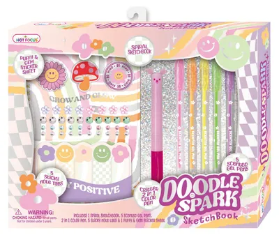 Produktbild von Spiralnotizbuch mit Stiften und Smileys