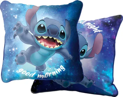 Produktbild von Lilo & Stitch Kissen Out of The World 40x40 cm Good Morning Good Night