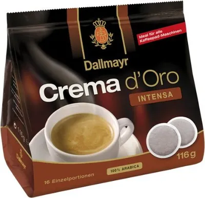 Produktbild von Dallmayr Crema d'Oro Intensa | 16 Kaffeepads