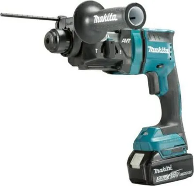 Image de Perfo-burineur SDS-Plus 18 V Li-Ion 18 mm MAKITA - 2 batteries 1 chargeur - en coffret avec accessoires - DHR182RTJ