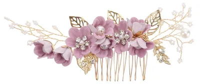 Immagine prodotto di Solidchoice - Eleganti fermagli laterali per capelli con fiori, ideali per matrimoni