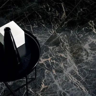 Produktbild von CASA39 Fliesen Marmoroptik Schwarz 60x120 cm Marazzi Allmarble