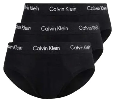 Produktbild von Calvin Klein - Slips für Herren, Baumwolle (3er-Pack) NA1148 (S) (Schwarz)