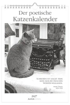 Produktbild von Der poetische Katzenkalender 2027