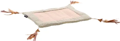 Zdjęcie produktu dla Mata do drapania dla kota Flamingo – 44 x 34 cm – Zabawka z piórkami, zapewniająca więcej radości