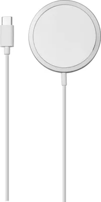 Produktbild von Kabelloses, magnetisches Ladekabel 15W weiss, MagSafe kompatibel (6353