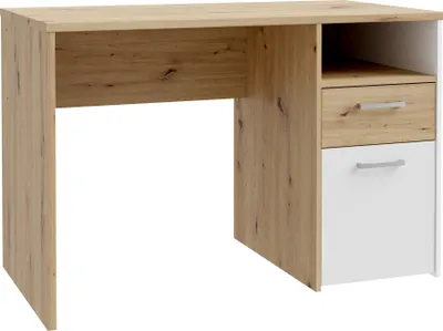 Produktbild von Schreibtisch Jugendschreibtisch CULGOA in Artisan Eiche und Weiß