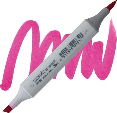 Immagine prodotto di COPIC Sketch Pennello e scalpello bifacciale, RV09 Fucsia