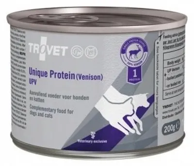 Image de Trovet UPV Unique Protein venison chien/chat 200g
