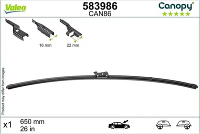 Zdjęcie produktu dla Pióro Wycieraczki 650Mm Canopy