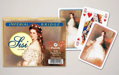 Produktbild von Piatnik Sisi (Brücke) Spielkarten – Doppeldeck