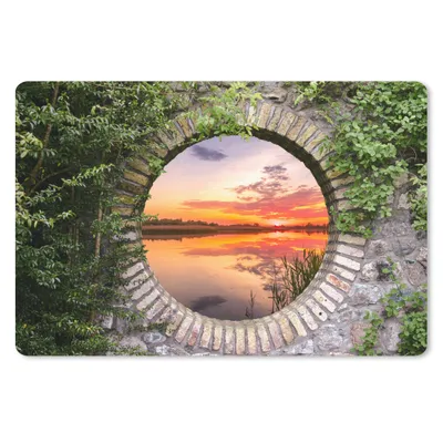 Produktbild von MuchoWow® Mauspad Mousepad Meer - Sonnenuntergang - Ausblick 27x18 cm - Mousepads - Maus Mat - Pad - Mausunterlage - Büroartikel - Desk Matten