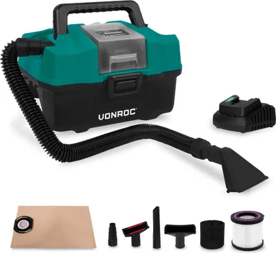 Produktbild von Vonroc Werkstatt Staubsauger - Nass-Trocken, 20L, mit Blasfunktion