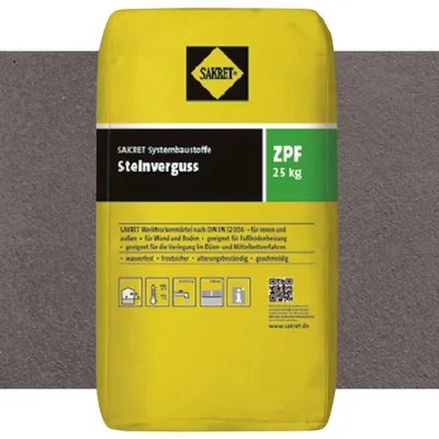 Produktbild von SAKRET Steinverguss ZPF anthratzit 25 kg