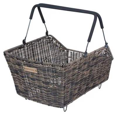 Produktbild von Fahrradkorb Basil Cento Rattan Look Multi System 41 x 25 x 12 cm - Braun