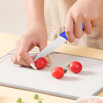 Immagine prodotto di coltello da cucina con manico in plastica 18 cm
