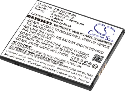 Image de TECHTEK Batterie compatible avec [Zebra] EC50, EC55, EC55AK-11B132-NA, EC55AK-11B132-NA EC55, EC55AK-21B242-NA, EC55AK-21B242-NA EC55, EC55AK-21B243-