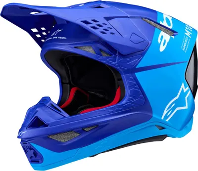Obrázok produktu pre Motokrosová prilba Alpinestars Supertech S-M10 Flood 2024, modrá/čierna, M (57/58)