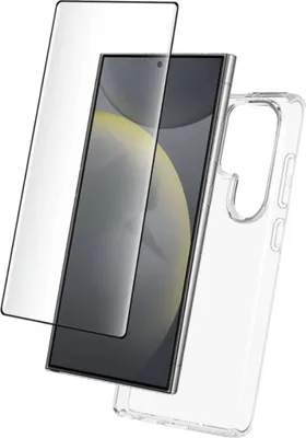 Produktbild von BigBen Connected, Schutzpaket für Samsung Galaxy S25 Ultra 2 in 1 Flexibel, Transparent