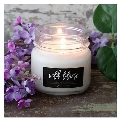Obrázok produktu pre MILKHOUSE CANDLE Wild Lilacs vonná sviečka Farmhouse Jar (198 g)