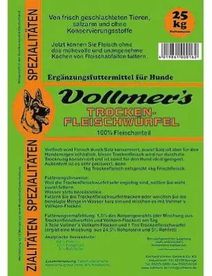 Produktbild von Vollmers Trockenfleischwürfel - 25 kg