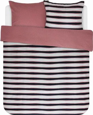 Produktbild von Essenza Bettwäsche Lyra Duvet I Größe 200x200 2 80x80 cm I Farbe Dusty Rose AL