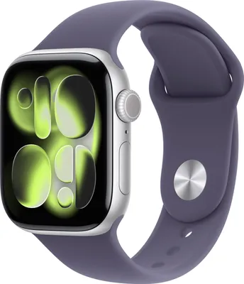 Produktbild von Apple Watch 11 42mm GPS+5G S/M Alu Sport silber/nebelviolet