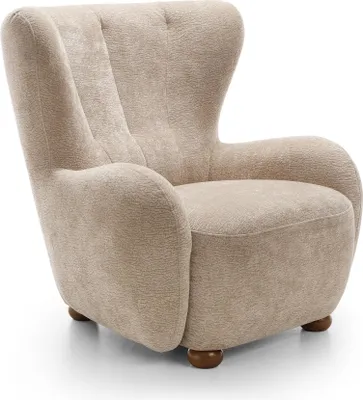 Produktbild von Masseno Polstersessel MIST Loungesessel ergonomisch, Chenille Beige