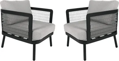 Produktbild von Edinburgh Duo Sessel, Aluminium (2 Stück) ROJAPLAST 614275-2S