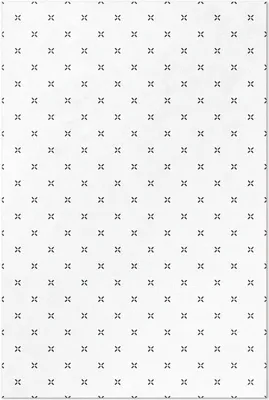 Produktbild von Minimalistisches Boho-Muster – Vinyl Fußmatte – 60x90 cm – Rutschfest, Pflegeleicht & Langlebig
