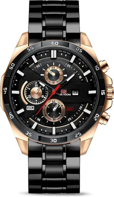 Obrázok produktu pre Analógové chronografové hodinky s quartzovým mechanizmom, vodotesné, s náramkom z nehrdzavejúcej oceli. Hodinky s dátumom, vhodné do bežného, spoločenského aj elegantného štýlu, ideálne ako darček