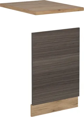 Produktbild von Frontblende Vicco R-Line Edelgrau 45 cm , AP Eiche, Model 53754