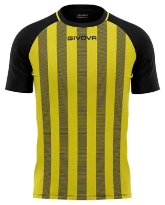 Immagine prodotto di Maglietta a maniche corte Givova, modello Tratto, colore giallo, taglia L (uomo)