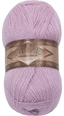 Obrázek produktu pro Příze ANGORA GOLD SIMLI - 100 g, 500 m - Fialová
