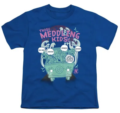 Produktbild von Scooby Doo - "Meddling Since 1969" T-Shirt für Kinder TV36461 (116) (Königsblau)