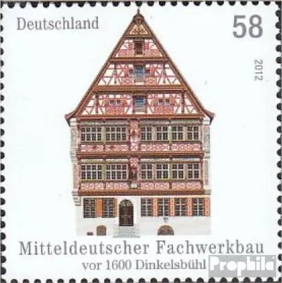 Produktbild von Briefmarken BRD (BR.Deutschland) 2012 Mi 2970 (kompl.Ausg.) postfrisch Fachwerkbauten in Deutschland