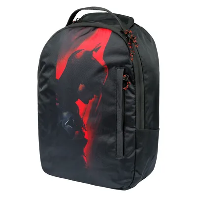 Produktbild von Schulrucksack Teenager Studenten Rucksack Daypack Tagesrucksack Laptop Rucksack (Batman Red)